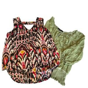 Womens Shirts Bundle Size Medium Colorful Casual Summer Everyday Wear Office